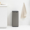 Coș de gunoi Brabantia Bo Touch 1010130, 30 l, deschidere lină și silențioasă, deschidere largă, gri