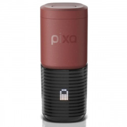Aparat de espresso portabil Wacaco Pixapresso, 20 bari, 9000 mAh, 120 ml, cafea măcinată + capsule, panou de control tactil cu LED, roșu