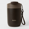 Ceasca termica Outin Travel Tumbler, 350 ml, Mentine cald 6 ore, Rece 12 ore, Otel inoxidabil 316L, Pereti dubli, Izolatie sub vid, Maro teracota