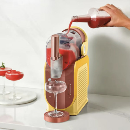 Aparat pentru băuturi răcoritoare Ninja Slushi FS301EUOR, 200 W, 5 moduri, capacitate 1,9 l, RapidChill, Whisperchill, portocaliu