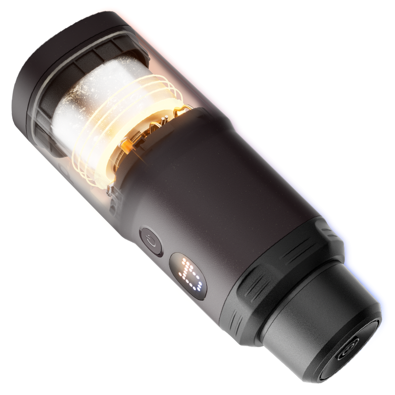 Espressor portabil Wacaco Pixapresso, 20 bari, 210 ml, Cafea macinata si capsule NS/Nespresso, 9000 mAh, Maro