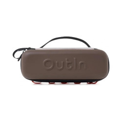 Husa de protectie Outin EVA, Compatibila cu Outin Nano/Mino/Fino, Compartiment pentru capsule, Rezistenta la umiditate si socuri, Maro