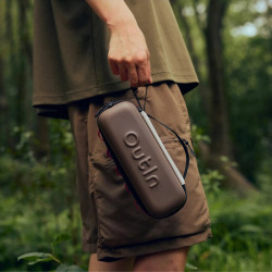 Husa de protectie Outin EVA, Compatibila cu Outin Nano/Mino/Fino, Compartiment pentru capsule, Rezistenta la umiditate si socuri, Maro