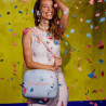 Geanta frigorifica Polarbox Pop, 6 litri, Include 2 cutii pentru pranz, Pana la 24 h, Albastru/Roz