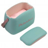 Geanta frigorifica Polarbox Pop, 6 litri, Include 2 cutii pentru pranz, Pana la 24 h, Albastru/Roz