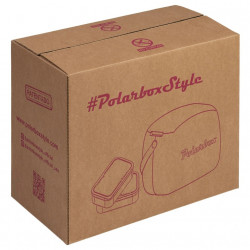 Geanta frigorifica Polarbox Pop, 6 litri, Include 2 cutii pentru pranz, Pana la 24 h, Albastru/Roz
