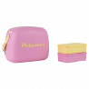 Geanta frigorifica Polarbox Pop, 6 litri, Include 2 cutii pentru pranz, Pana la 24 de ore, Roz/Galben