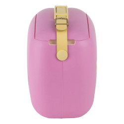 Geanta frigorifica Polarbox Pop, 6 litri, Include 2 cutii pentru pranz, Pana la 24 de ore, Roz/Galben