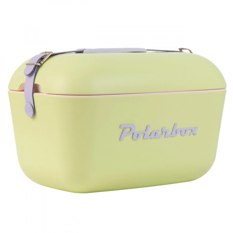 Geanta frigorifica Polarbox Pop, 20 litri, Polistiren AIRPOP, 5-15°C pana la 24 h, Verde/Violet