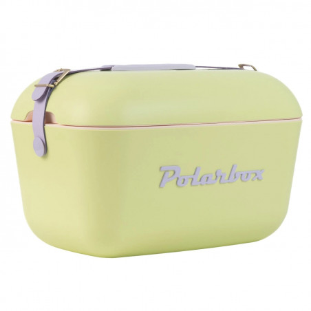 Geanta frigorifica Polarbox Pop, 20 litri, Polistiren AIRPOP, 5-15°C pana la 24 h, Verde/Violet