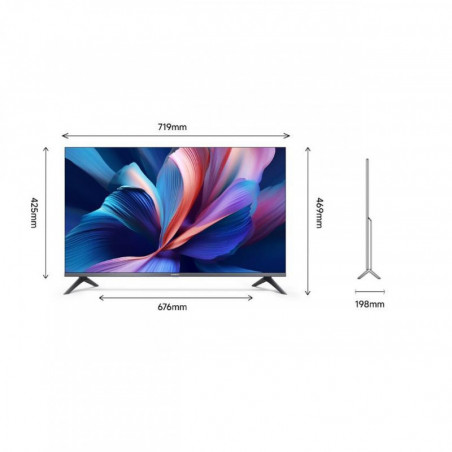 Televizor Xiaomi A Pro 32 2026 ELA5936EU, 32″ (80 cm), rezoluție HD Ready 1366×768, clasa energetică E, Smart TV, QLED, Bluetooth, Wi-Fi, Android, negru