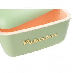 Geanta frigorifica Polarbox Gold, 20 litri, Polistiren AIRPOP, 5-15°C pana la 24 h, Verde/Auriu