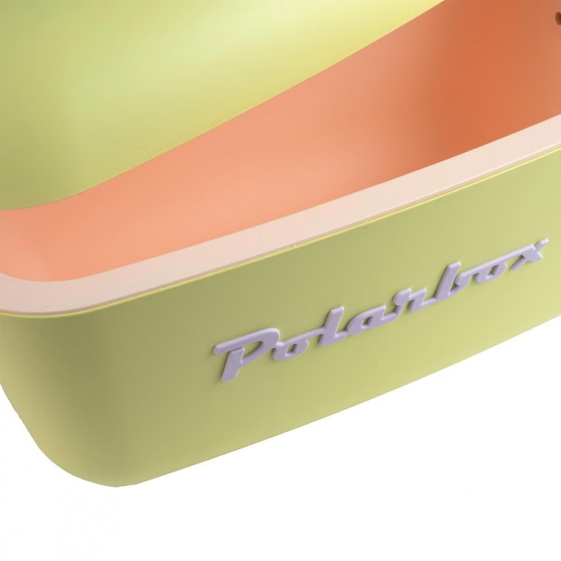 Geanta frigorifica Polarbox Pop, 12 litri, Polistiren AIRPOP, 5-15°C pana la 24 h, Verde/Violet