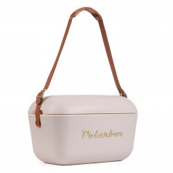 Geanta frigorifica Polarbox Gold, 12 litri, Polistiren AIRPOP, 5-15°C pana la 24 h, Roz/Auriu