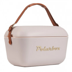 Geanta frigorifica Polarbox Gold, 12 litri, Polistiren AIRPOP, 5-15°C pana la 24 h, Roz/Auriu