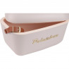 Geanta frigorifica Polarbox Gold, 12 litri, Polistiren AIRPOP, 5-15°C pana la 24 h, Roz/Auriu