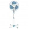 Ventilator Elite EFS-0440, 40 W, 40 cm, 3 viteze, suport reglabil, alb/albastru