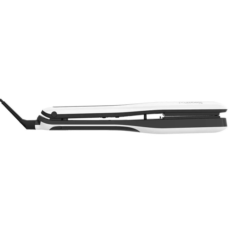 Placa de indreptat parul LOreal Professionnel SteamPod 3.0, 158 W, 0,8 g/min, Rezervor de apa incorporat, Cablu rotativ, Pana la 210°C, Alb/Negru