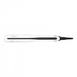Placa de indreptat parul LOreal Professionnel SteamPod 3.0, 158 W, 0,8 g/min, Rezervor de apa incorporat, Cablu rotativ, Pana la 210°C, Alb/Negru