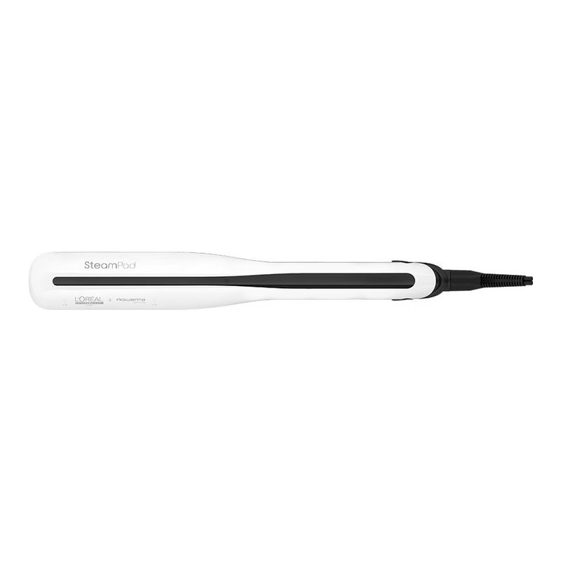 Placa de indreptat parul LOreal Professionnel SteamPod 3.0, 158 W, 0,8 g/min, Rezervor de apa incorporat, Cablu rotativ, Pana la 210°C, Alb/Negru