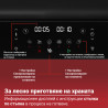 Friteuză dubla cu aer cald 8-în-1 Instant Pot Vortex VersaZone XL ClearCook 140-3025-01-EU, 2800 W, 12 l, 205 °C, EvenCrisp, Finalizare sincronizata a programelor, Comanda tactila, Negru/Inox
