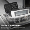 Friteuză dubla cu aer cald 8-în-1 Instant Pot Vortex VersaZone XL ClearCook 140-3025-01-EU, 2800 W, 12 l, 205 °C, EvenCrisp, Finalizare sincronizata a programelor, Comanda tactila, Negru/Inox