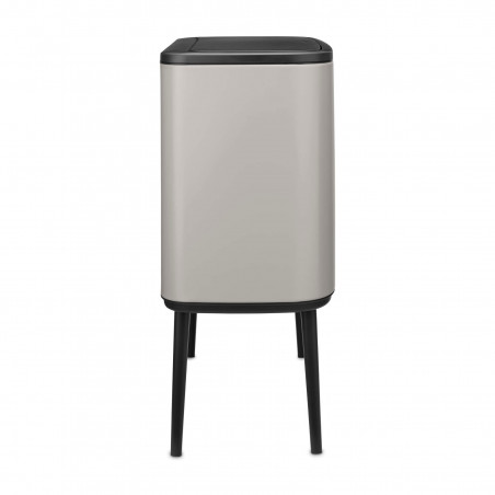 Coș de gunoi Brabantia Bo Touch 1010454, 3x11 l, deschidere lină și silențioasă, deschidere largă, gri