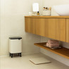 Coș de gunoi Brabantia Bo Small Hi 1010461, 7 l, cu capac ridicat, deschidere lină și silențioasă, bază antiderapantă, bej