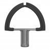 Mixer planetar KitchenAid Artisan 5KSM70SHXEMS Medallion silver, 375 W, 6,6 l, 11 viteze, 67 de puncte de contact, Ridicare bol, Viteză speciala „Fold”, Flex Edge, Gri metalizat