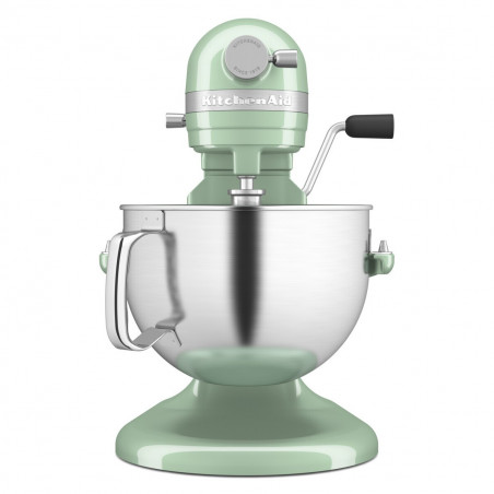 Mixer planetar KitchenAid Artisan 5KSM60SPXEPT Pistachio, 375 W, 5,6 l, 11 viteze, 67 de puncte de contact, Ridicare automata a bolului, Viteza speciala pentru incorporare, Verde deschis