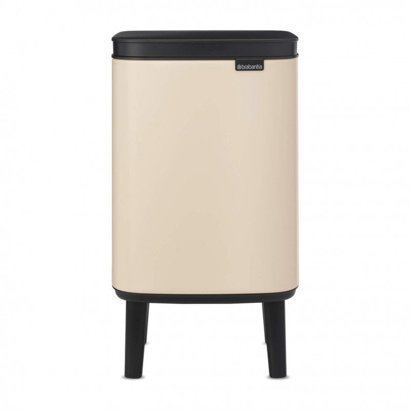 Coș de gunoi Brabantia Bo Small Hi 1010460, 4 l, Deschidere lină și silențioasă, Bază antiderapantă, Bej
