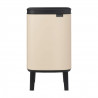 Coș de gunoi Brabantia Bo Small Hi 1010460, 4 l, Deschidere lină și silențioasă, Bază antiderapantă, Bej