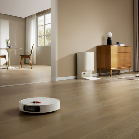 La mâna a doua: Aspirator robot Xiaomi X20+, 6000 Pa, 140 min, 0.35/4 l, Functie Mop, Statie de autogolire, Navigatie LDS, Evitarea obiectelor, Aplicatie mobila, Alb