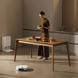 La mâna a doua: Aspirator robot Xiaomi X20+, 6000 Pa, 140 min, 0.35/4 l, Functie Mop, Statie de autogolire, Navigatie LDS, Evitarea obiectelor, Aplicatie mobila, Alb