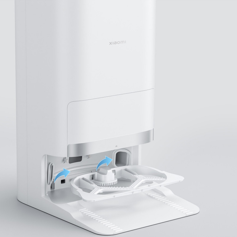 La mâna a doua: Aspirator robot Xiaomi X20+, 6000 Pa, 140 min, 0.35/4 l, Functie Mop, Statie de autogolire, Navigatie LDS, Evitarea obiectelor, Aplicatie mobila, Alb