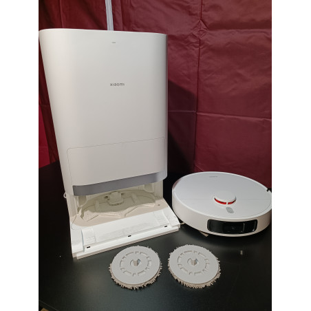 La mâna a doua: Aspirator robot Xiaomi X20+, 6000 Pa, 140 min, 0.35/4 l, Functie Mop, Statie de autogolire, Navigatie LDS, Evitarea obiectelor, Aplicatie mobila, Alb