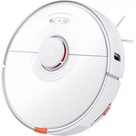 La mâna a doua: Aspirator robot Roborock S7, 68W, Wi-Fi, functie Mop, Navigatie LiDar, Senzori cu ultrasunete, 5200mAh, Alb