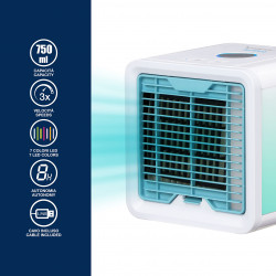 La mâna a doua: Racitor de aer Beper P206RAF200, 5 W, 3 viteze, Autonomie 8 ore, 750 ml, LED, USB, Alb