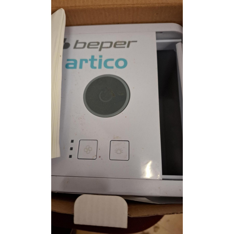La mâna a doua: Racitor de aer Beper P206RAF200, 5 W, 3 viteze, Autonomie 8 ore, 750 ml, LED, USB, Alb