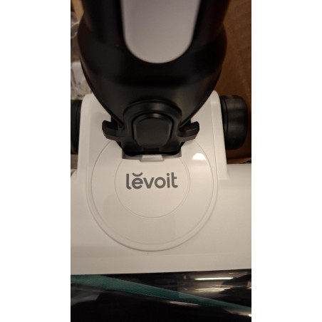 La mâna a doua: Aspirator vertical Levoit LVAC-200, 180W, Autonomie 50 min, Filtrare in 5 trepte, LED, Turbo, Alb/negru