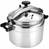 La mâna a doua: Oală sub presiune Fagor Chef Extremen 100602653, 15 L, 30 cm, 50 kPa, 3 sisteme de siguranta, Aluminiu, Argintiu