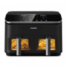 La mâna a doua: Friteuza cu aer cald Cosori Dual Basket CAF-R901-AEU, 1750 W, 8.5 L, 8 programe, Timer, Ecran tactil, Negru