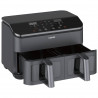 La mâna a doua: Friteuza cu aer cald Cosori Dual Basket CAF-R901-AEU, 1750 W, 8.5 L, 8 programe, Timer, Ecran tactil, Negru