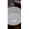 La mâna a doua: Aragaz Goldmann GM 8017-22G, 5l, 22x14 cm, Emailat, Inducție, Capac din sticlă, Verde smarald