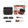 La mâna a doua: Friteuza cu aer cald Cosori Dual Blaze TwinFry CAF-TF101S, 10 L, 6 programe, 240°C, Timer, ThermoIQ, Negru
