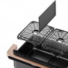 La mâna a doua: Friteuza cu aer cald Cosori Dual Blaze TwinFry CAF-TF101S, 10 L, 6 programe, 240°C, Timer, ThermoIQ, Negru