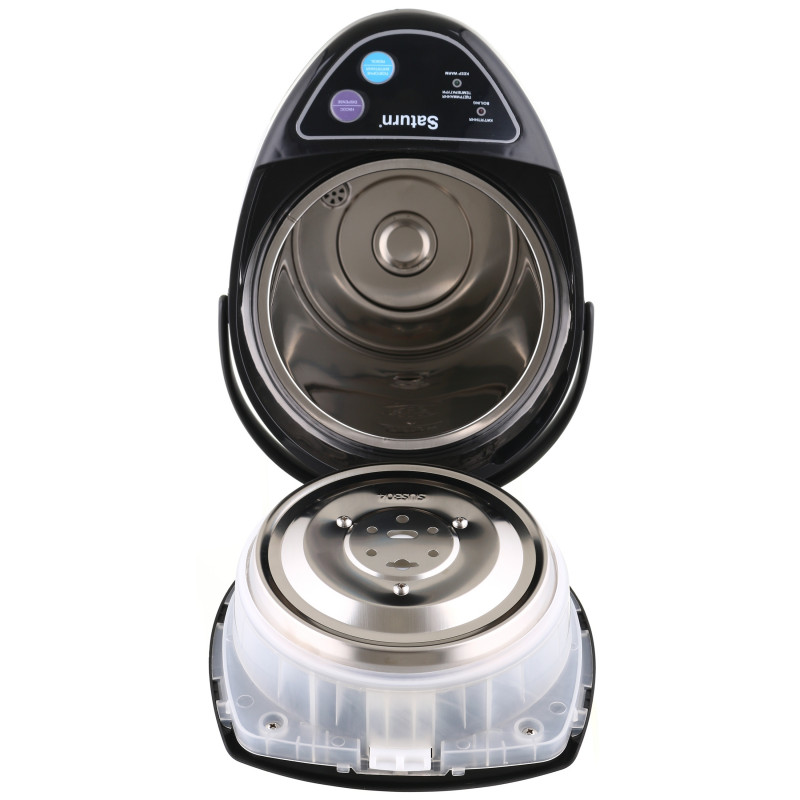 La mâna a doua: Termos electric Saturn ST-EK0035, 750W, 4 L, Baza rotativa, Protectie termica fara apa, Inox