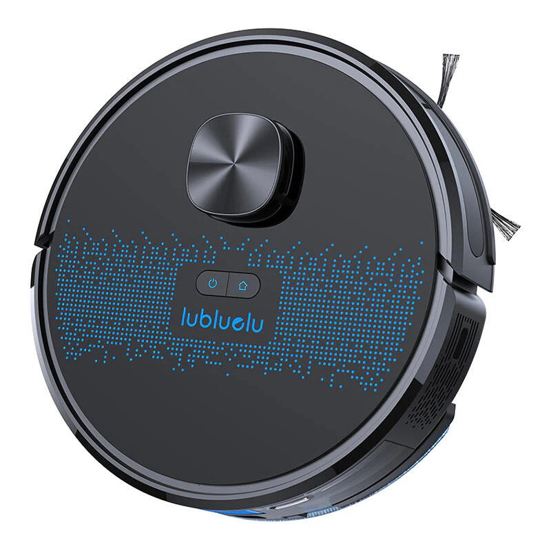 La mâna a doua: Robot aspirator cu statie de golire Lubluelu SL60 Plus, 42W, Mop, LiDAR, Wi-Fi, Alexa, Autonomie 120 min., 2600 mAh, Negru