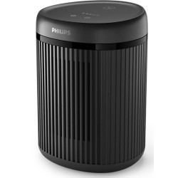 La mâna a doua: Ventilator-suflantă cu încălzire ceramică Philips CX2120/01, 600/1500 W, Pentru până la 15m2, 3 setări de temperatură, Protecție la răsturnare, Negru