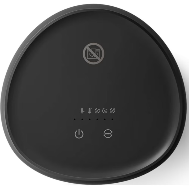 La mâna a doua: Ventilator-suflantă cu încălzire ceramică Philips CX2120/01, 600/1500 W, Pentru până la 15m2, 3 setări de temperatură, Protecție la răsturnare, Negru